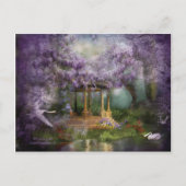 Wisteria Lake Art Briefkaart (Voorkant)
