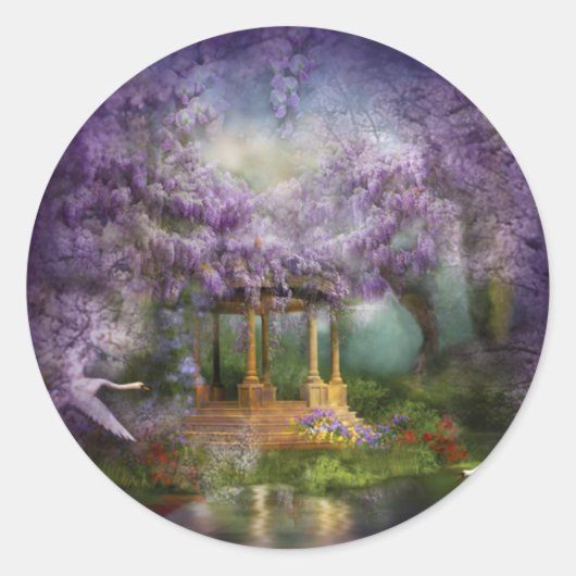 Wisteria Lake Art Stickers (Voorkant)