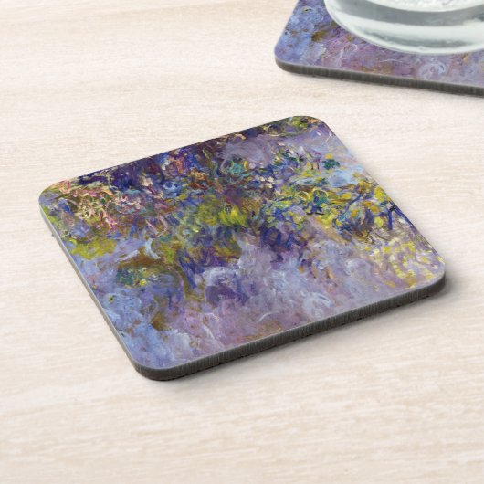 Wisteria (linkerhelft) van Claude Monet Bier Onderzetter (Linkerzijde)