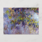 Wisteria (linkerhelft) van Claude Monet Briefkaart (Voorkant)