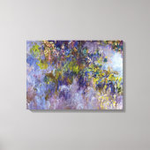 Wisteria (linkerhelft) van Claude Monet Canvas Afdruk (Voorkant)