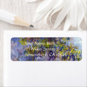 Wisteria (linkerhelft) van Claude Monet Etiket (Insitu)