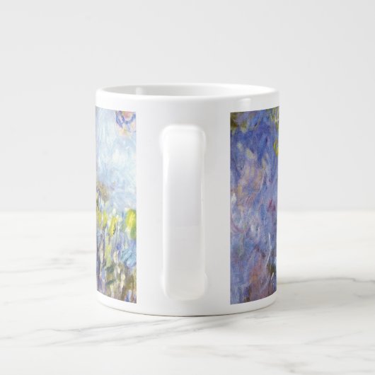 Wisteria (linkerhelft) van Claude Monet Grote Koffiekop (Achterkant)