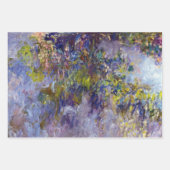 Wisteria (linkerhelft) van Claude Monet Inpakpapier Vel (Voorkant 2)