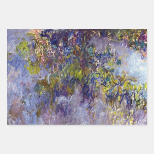 Wisteria (linkerhelft) van Claude Monet Inpakpapier Vel (Voorkant)