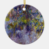 Wisteria (linkerhelft) van Claude Monet Keramisch Ornament (Voorkant)