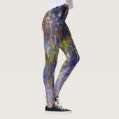 Wisteria (linkerhelft) van Claude Monet Leggings (Rechts)