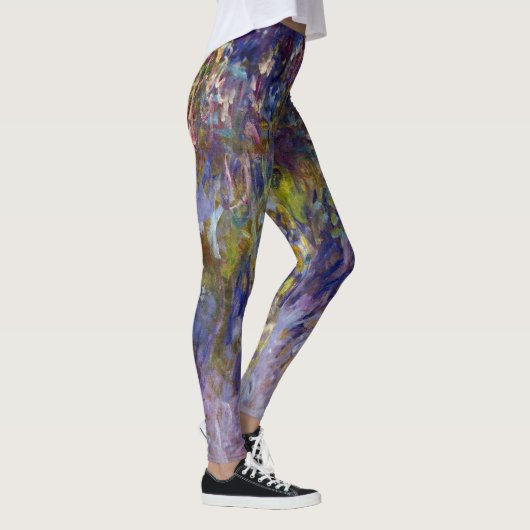 Wisteria (linkerhelft) van Claude Monet Leggings (Rechts)