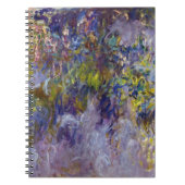 Wisteria (linkerhelft) van Claude Monet Notitieboek (Voorkant)
