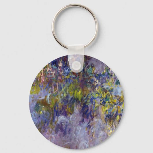 Wisteria (linkerhelft) van Claude Monet Sleutelhanger (Voorkant)