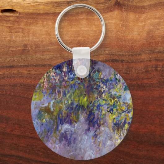 Wisteria (linkerhelft) van Claude Monet Sleutelhanger (Achterkant)
