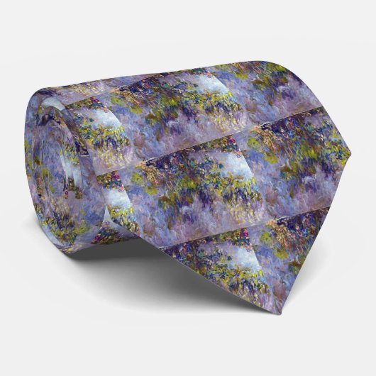 Wisteria (linkerhelft) van Claude Monet Stropdas (Opgerold)