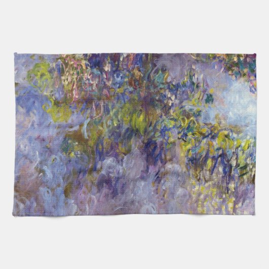 Wisteria (linkerhelft) van Claude Monet Theedoek (Horizontaal)
