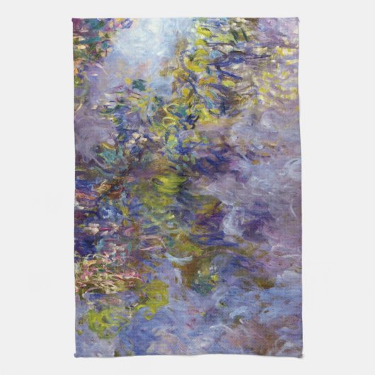 Wisteria (linkerhelft) van Claude Monet Theedoek (Verticaal)