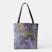 Wisteria (linkerhelft) van Claude Monet Tote Bag (Achterkant)