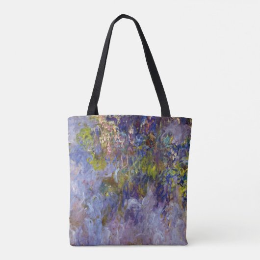 Wisteria (linkerhelft) van Claude Monet Tote Bag (Achterkant)