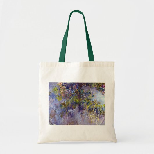 Wisteria (linkerhelft) van Claude Monet Tote Bag (Voorkant)