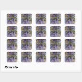 Wisteria (linkerhelft) van Claude Monet Vierkante Sticker (Vel)