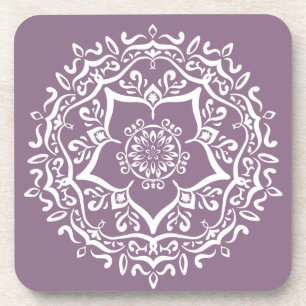 Wisteria Mandala Bier Onderzetter