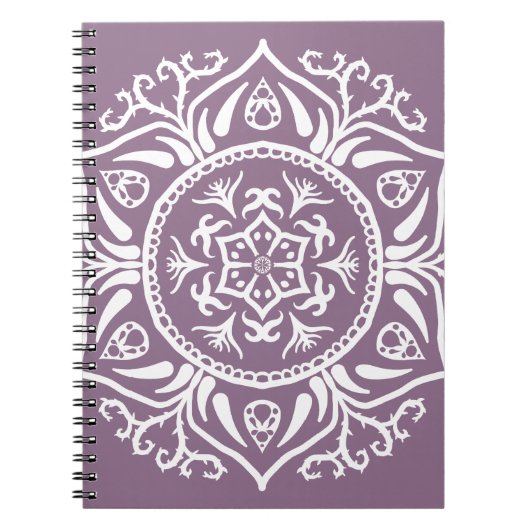 Wisteria Mandala Notitieboek (Voorkant)