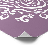 Wisteria Mandala Poster (Hoek)