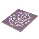 Wisteria Mandala Tegeltje (Zijkant)