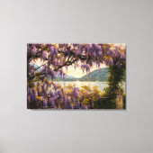 Wisteria Meerzicht Canvas Afdruk (Voorkant)
