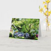 Wisteria op Gazon Kaart (Gele Bloem)