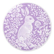 Wisteria Paars Bunny Rabbit Woodland Floral