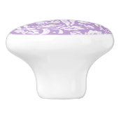 Wisteria Paars Deer Bird Forest Woodland Keramische Knop (Zijkant)