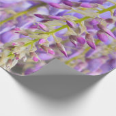 Wisteria Paars Floral Blossom Tree Violet Wrappin Cadeaupapier (Hoek)