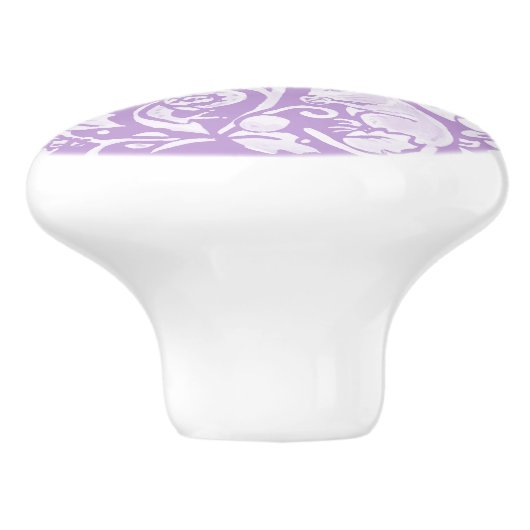 Wisteria Paars Mouse Insects Forest Woodland Keramische Knop (Zijkant)