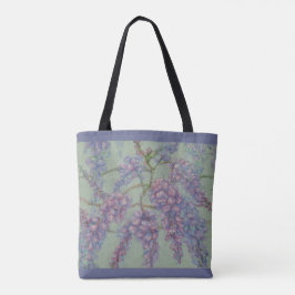 Wisteria Paarse Canvas tas