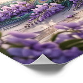 Wisteria Pauw Palace Dageraad Poster (Hoek)