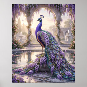 Wisteria Pauw Palace Dageraad Poster
