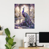 Wisteria Pauw Palace Dageraad Poster (Thuiskantoor)