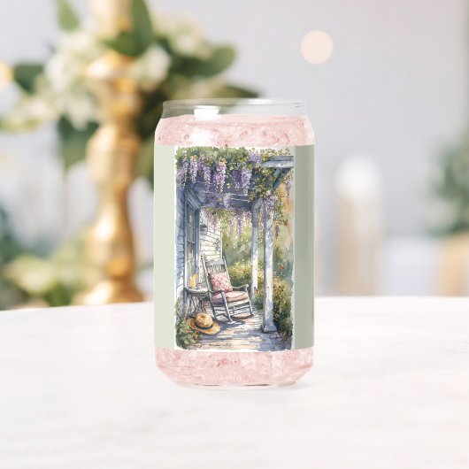 Wisteria Porch schommelstoel scene Blikvorm Glas (Insitu (Huwelijk))