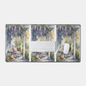 Wisteria Porch schommelstoel scene Bureaumat (Keyboard & Muis)