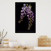 Wisteria Poster (Keuken)