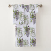 Wisteria Profusiekleur past keukenset Wath aan Bad Handdoek (Insitu)
