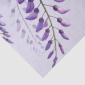 Wisteria Purple Flowers Wildflowers Waterverf Tissuepapier (Detail)