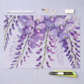 Wisteria Purple Flowers Wildflowers Waterverf Tissuepapier (Craft)