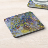 Wisteria (rechterhelft) van Claude Monet Bier Onderzetter (Linkerzijde)