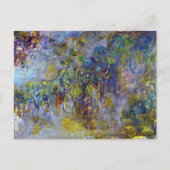 Wisteria (rechterhelft) van Claude Monet Briefkaart (Voorkant)