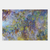 Wisteria (rechterhelft) van Claude Monet Inpakpapier Vel (Voorkant 3)