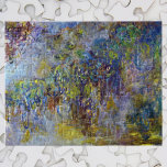 Wisteria (rechterhelft) van Claude Monet Legpuzzel<br><div class="desc">Wisteria (rechterhelft) (1917-1920) van Claude Monet is een impressionistisch schilderij met een fijne kunstschilderij met de rechterhelft van een groter schilderij met een floreel stilleven. Een deel van een reeks wistteriebloempschilderijen die Monet in de lente schilderde van zijn tuinen in Giverny, Frankrijk. Over de kunstenaar: Claude Monet (1840-1926) was een...</div>