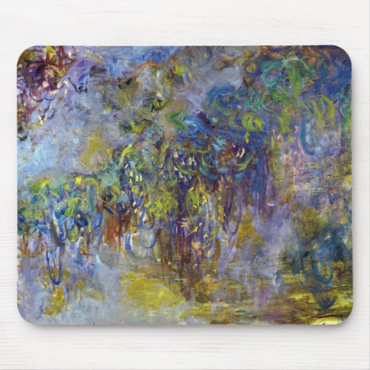 Wisteria (rechterhelft) van Claude Monet Muismat (Voorkant)