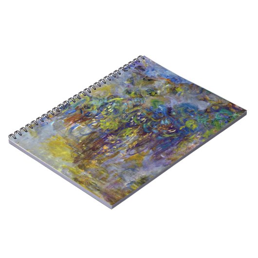 Wisteria (rechterhelft) van Claude Monet Notitieboek (Linkerzijde)