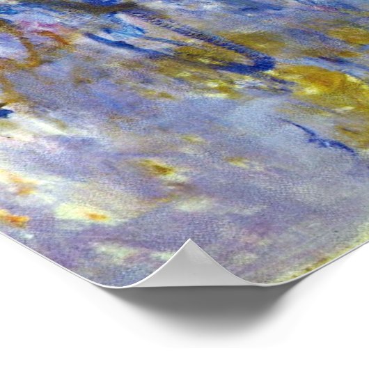 Wisteria (rechterhelft) van Claude Monet Poster (Hoek)