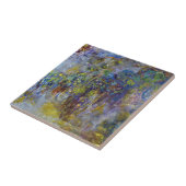 Wisteria (rechterhelft) van Claude Monet Tegeltje (Zijkant)